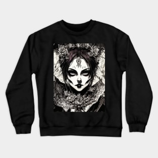 Gothic Glamour: Add a Touch of Dark Elegance to Your Home with Our Gothic Art Crewneck Sweatshirt